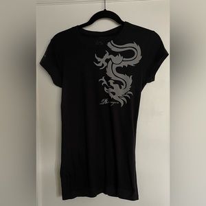 Girl With Dragon Tattoo T-Shirt - WASP